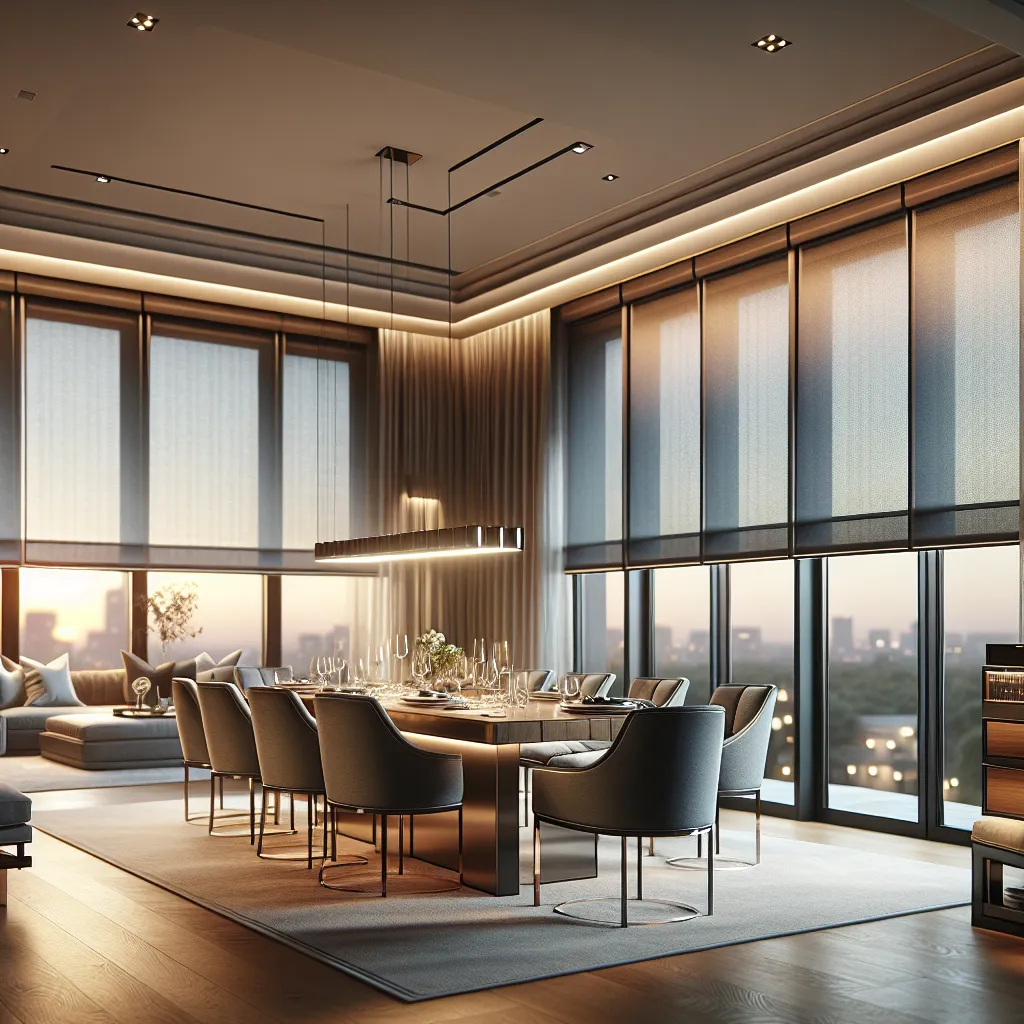 Motorized Solar Shades